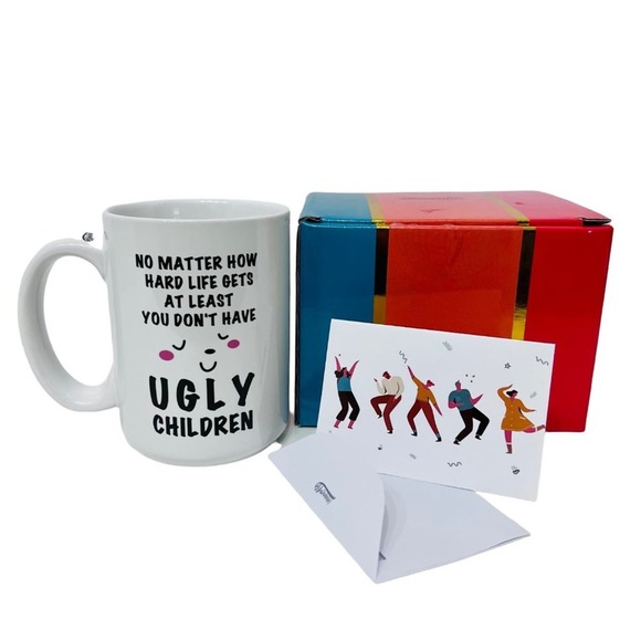 Immaculife Giftable Funny Mug for Parents NWB White Fun Novelty Coffee Tea - Picture 1 of 6